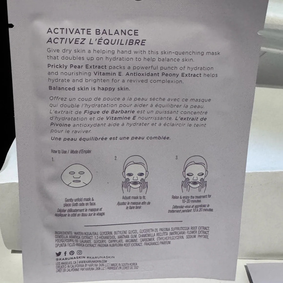💥Karuna Drench and Tone Duo Sheet Face Mask Kit - Set of 3💥 - Picture 14 of 16